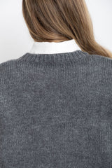 Stella Knit Jumper - Charcoal Grey - The Self Styler