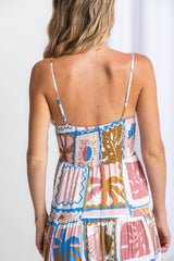 Sable Maxi Dress - Tile Print - The Self Styler