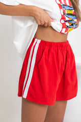 Koa Shorts - Red and White - The Self Styler