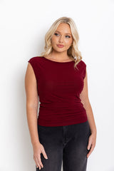 Finlay Top - Burgundy - The Self Styler