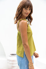 Luka Cami Top - Matcha Green - The Self Styler