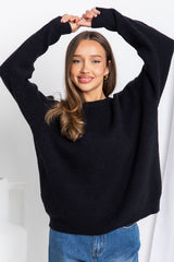 Jolie Knit Top - Black - The Self Styler
