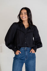 Zarah Shirt - Black - The Self Styler