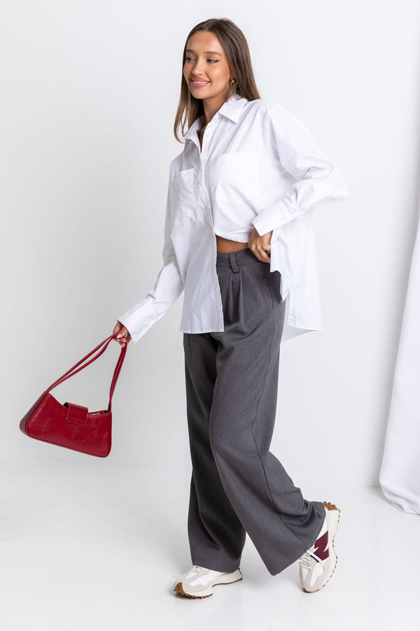Finn Cotton Shirt - White - The Self Styler