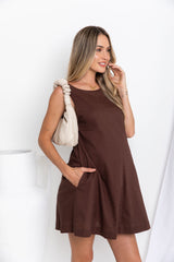 Korah Dress - Chocolate - The Self Styler