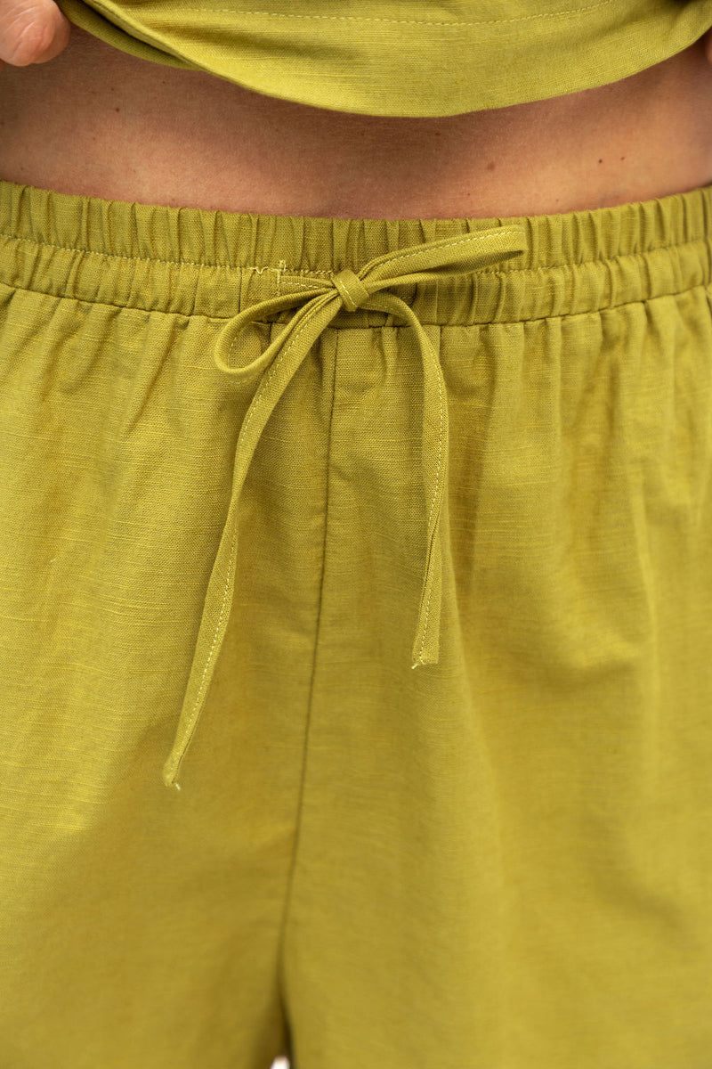 Tilly Shorts - Matcha Green - The Self Styler
