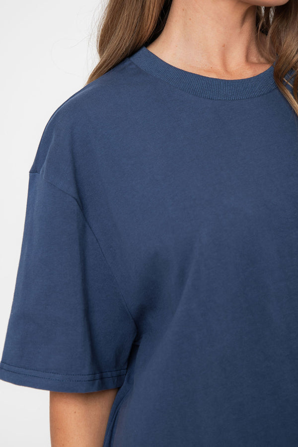 Sonny Relaxed-Fit Tee - Denim Blue - The Self Styler