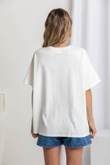 Rylee Relaxed-Fit Graphic Tee - Sardines Print - The Self Styler