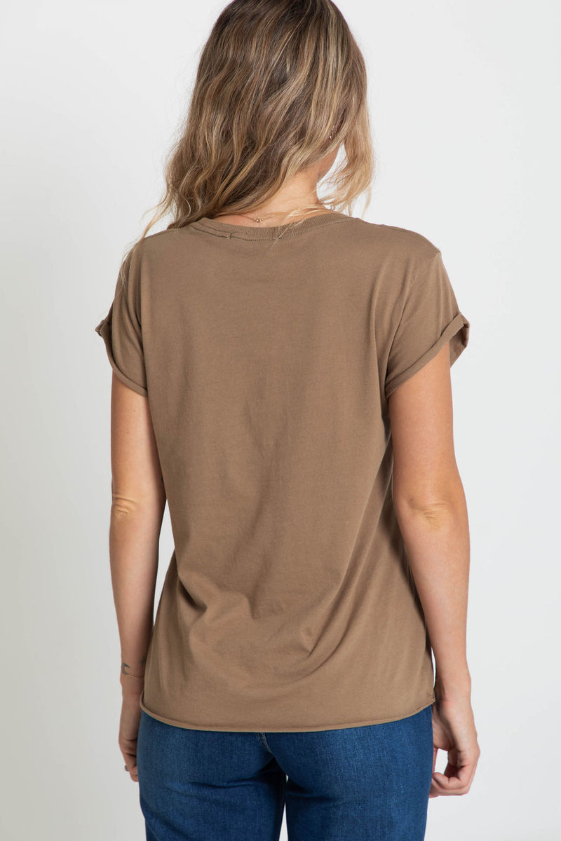 Sahara Graphic Tee - Khaki - The Self Styler