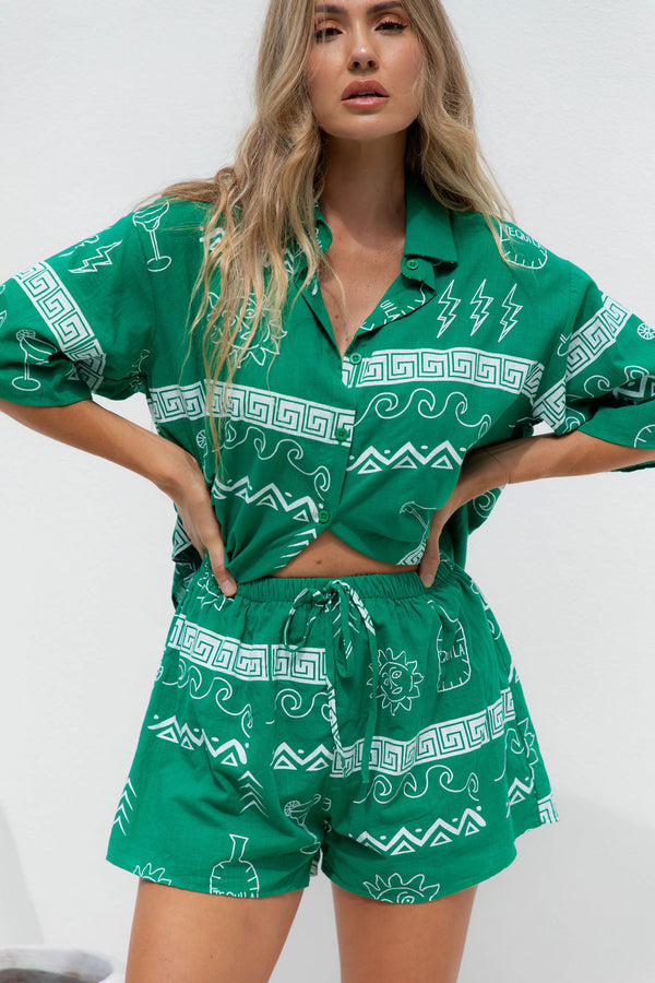 Zana Shorts - Green - The Self Styler