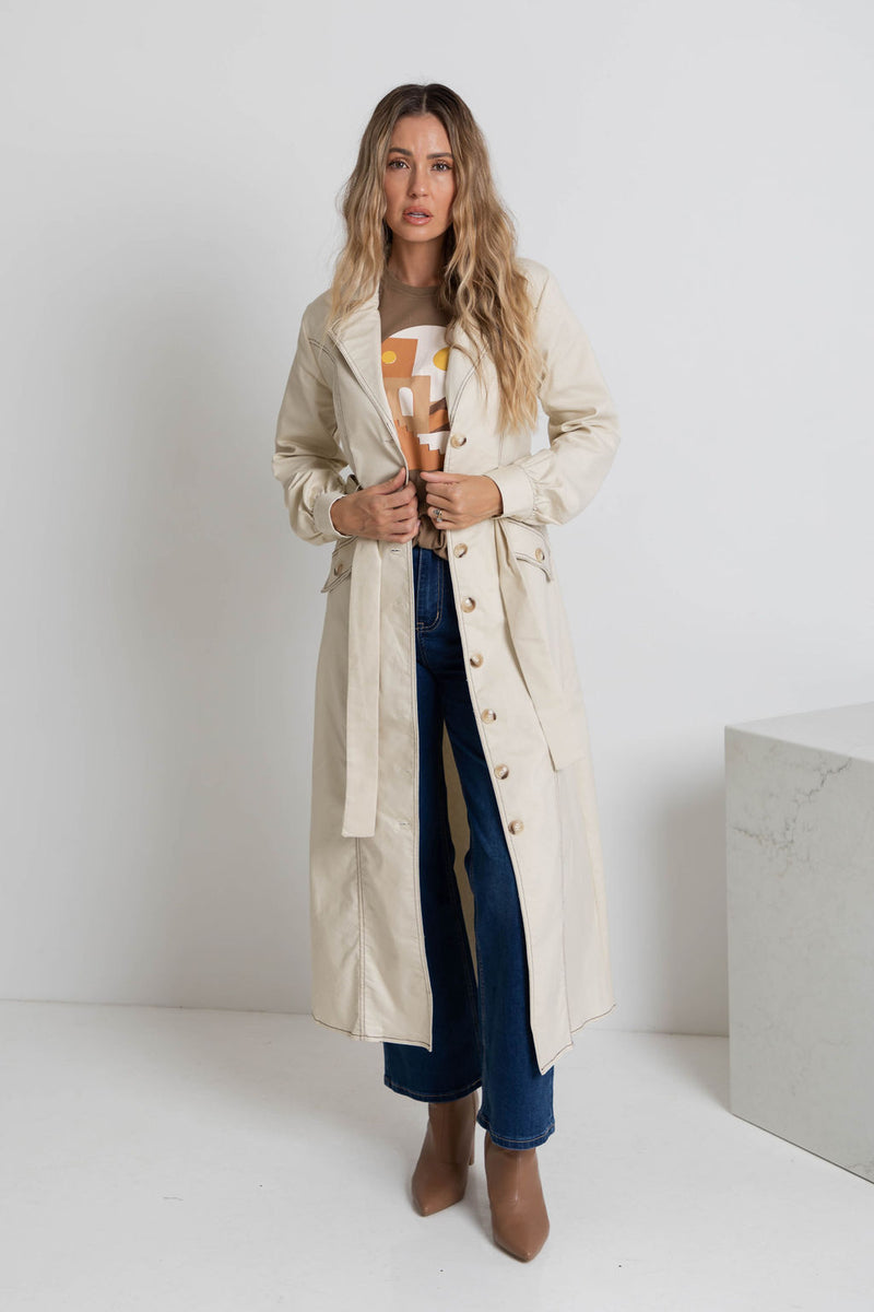 Kelli Crop Cotton Shirt - Denim Blue - The Self Styler