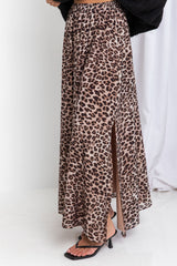 Caaden Maxi Skirt - Leopard Print - The Self Styler