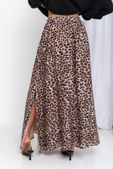 Caaden Maxi Skirt - Leopard Print - The Self Styler