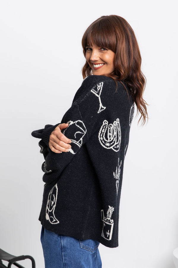 Tennessee Knit - Black - The Self Styler