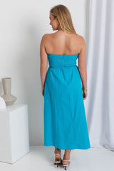 Danni Midi Dress - Blue - The Self Styler
