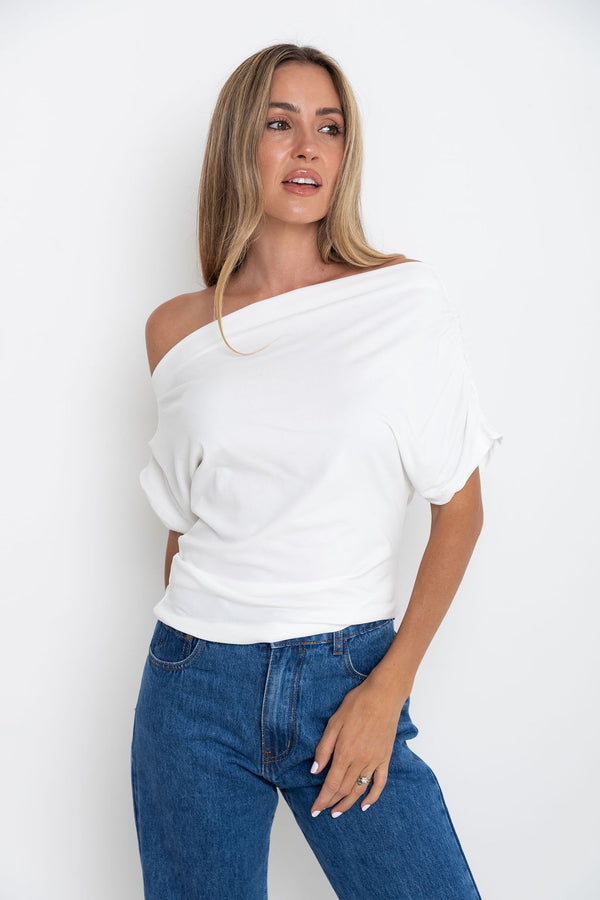 Jaimie Off-The Shoulder Top - White