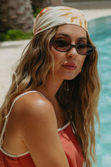 Avara Head Scarf - Palmira Print - The Self Styler