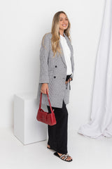 Valentina Coat - Black and White - The Self Styler