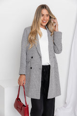 Valentina Coat - Black and White - The Self Styler