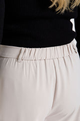 Rae Wide-Leg Pants - Stone - The Self Styler