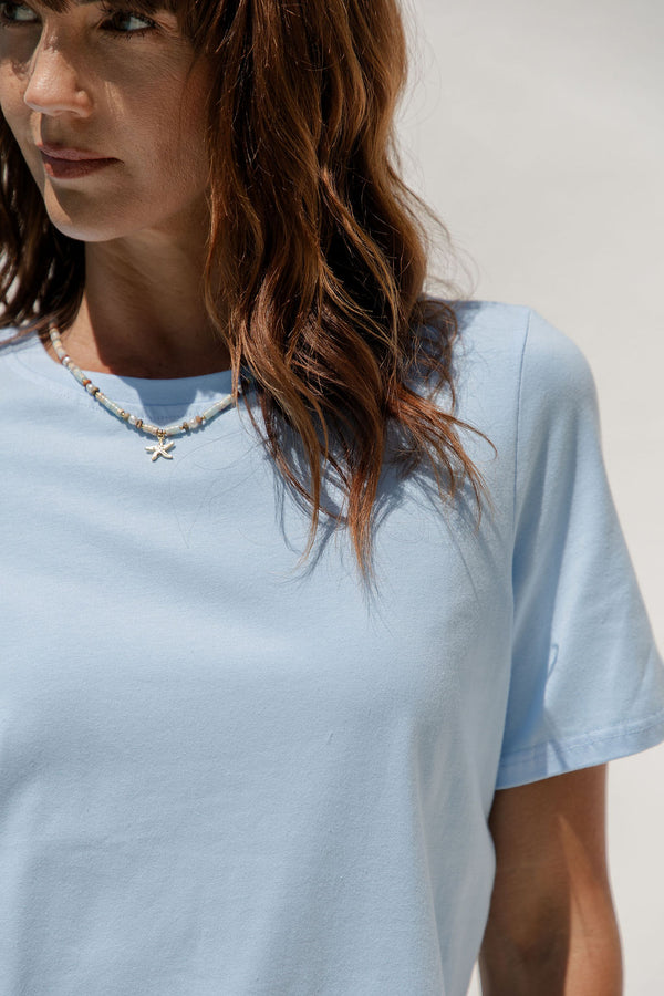Baylee Basic Tee - Blue - The Self Styler