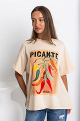Picante Relaxed-Fit Graphic Tee - The Self Styler