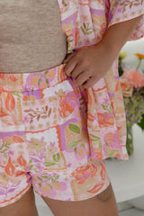 Tarquinia Shorts - Limoncello Print - The Self Styler - The Self Styler