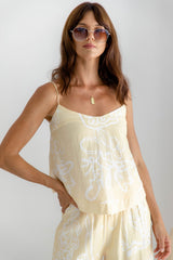 Clementine Cami Top - Yellow - The Self Styler