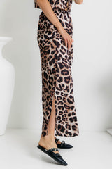 Reef Maxi Skirt - Leopard Print - The Self Styler