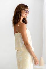 Clementine Cami Top - Yellow - The Self Styler
