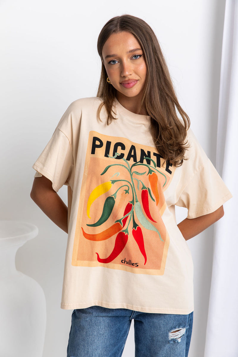 Picante Relaxed-Fit Graphic Tee - The Self Styler