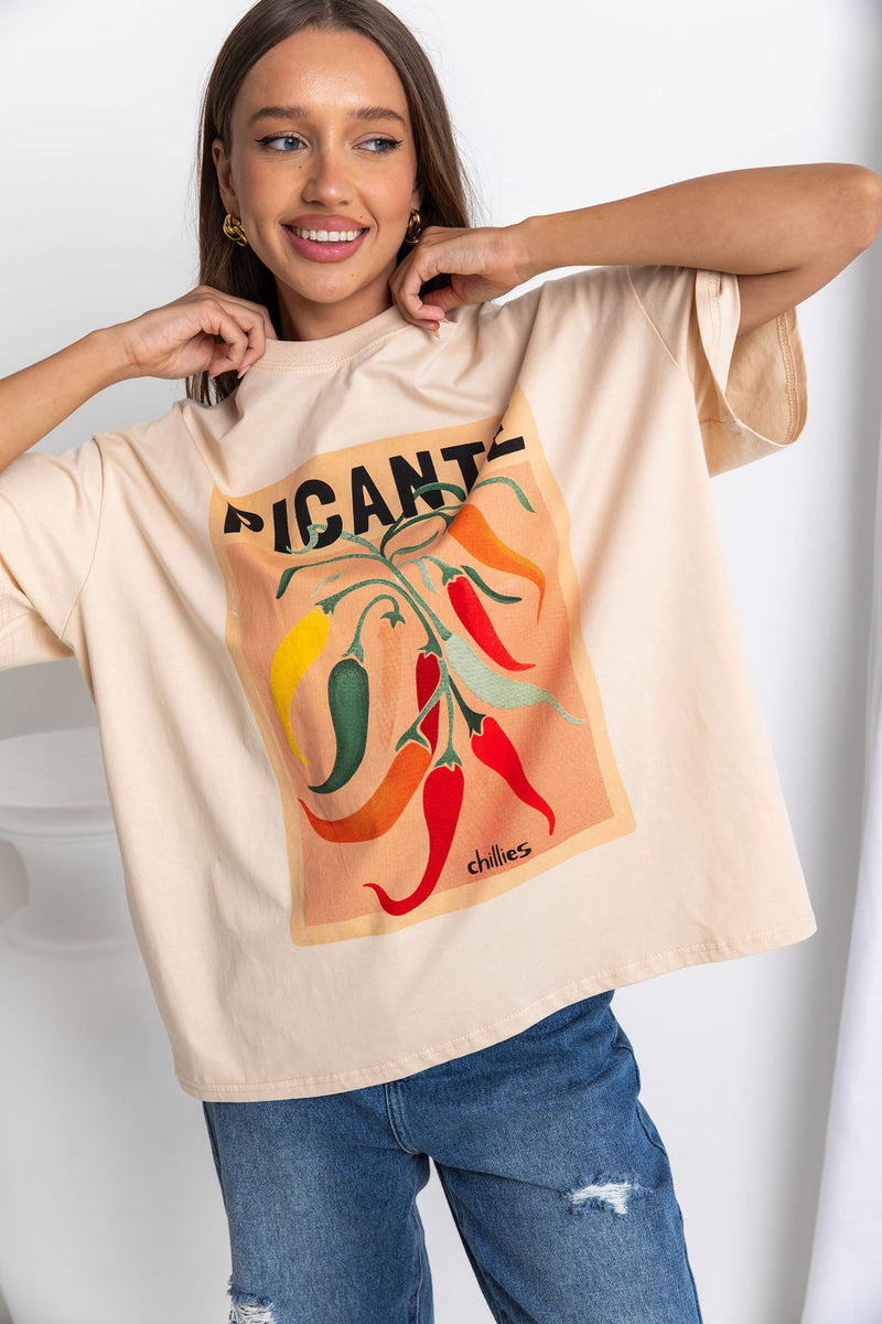 Picante Relaxed-Fit Graphic Tee - The Self Styler