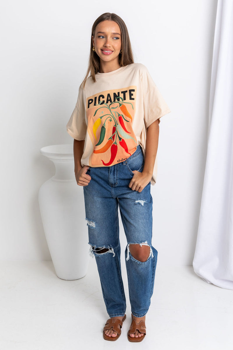 Picante Relaxed-Fit Graphic Tee - The Self Styler