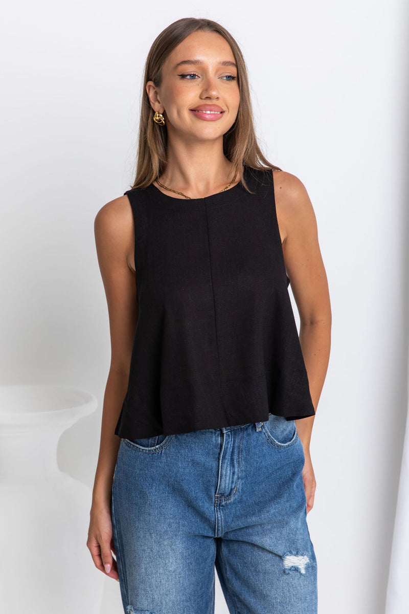 Mia Top - Black - The Self Styler