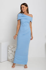 Carrie Maxi Dress - Light Blue - The Self Styler