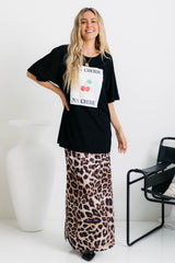 Reef Maxi Skirt - Leopard Print - The Self Styler