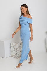 Carrie Maxi Dress - Light Blue - The Self Styler