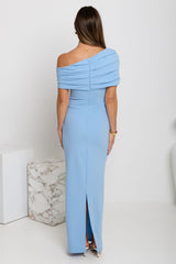 Carrie Maxi Dress - Light Blue - The Self Styler