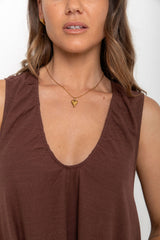 Noa Swing Dress - Chocolate - The Self Styler