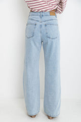 Dakota Straight-Leg Denim Jeans - Light Blue Wash - The Self Styler Exclusive - The Self Styler