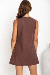 Tia Dress - Chocolate - The Self Styler