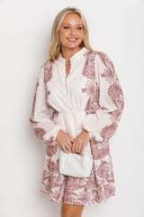 Evie Dress - Paisley Print - The Self Styler