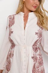 Evie Dress - Paisley Print - The Self Styler
