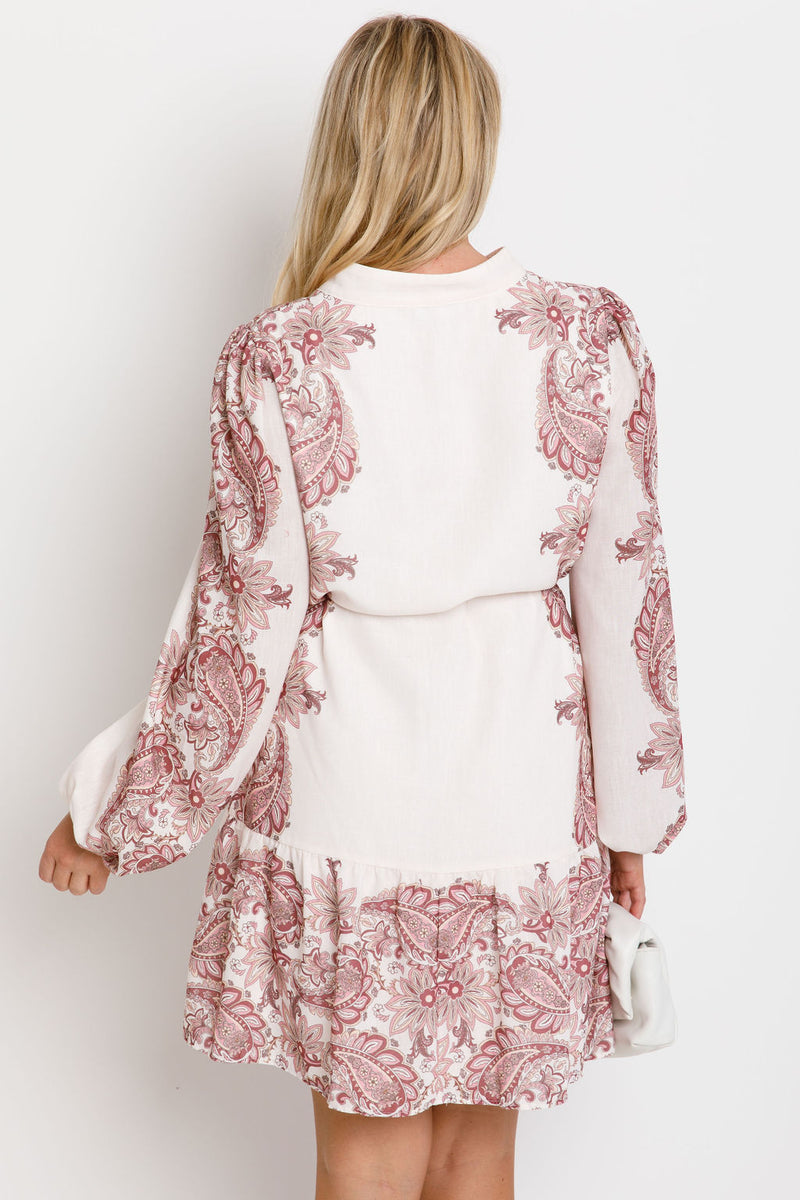 Evie Dress - Paisley Print - The Self Styler