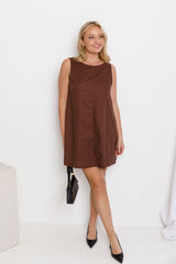 Korah Dress - Chocolate - The Self Styler