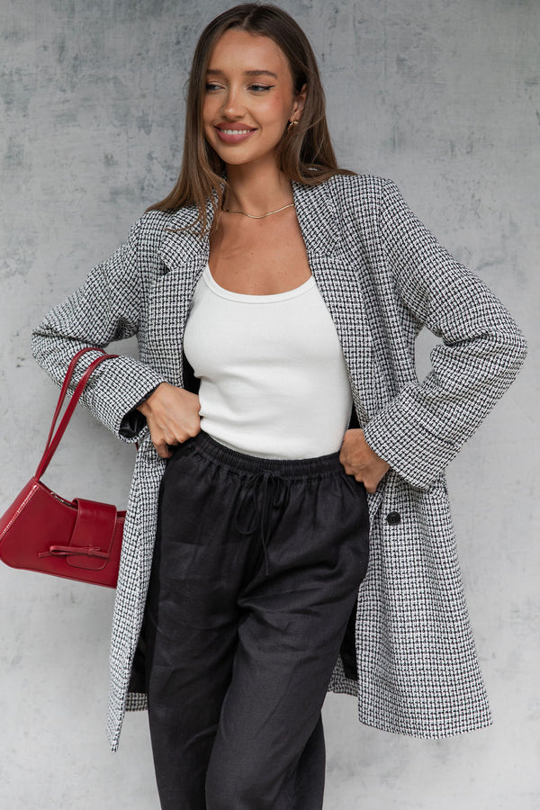 Tahlia Linen Pants - Black - The Self Styler