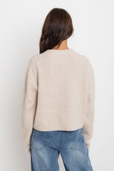 Hazel Knit Cardi - Oatmeal - The Self Styler