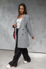 Valentina Coat - Black and White - The Self Styler