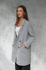 Valentina Coat - Black and White - The Self Styler