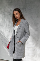 Valentina Coat - Black and White - The Self Styler
